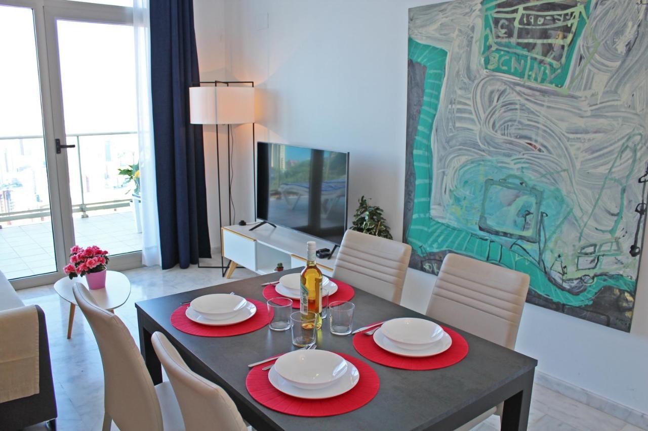 Skyline 20 Apartamento De Lujo Con Terraza Privada Y Vistas Al Mar Benidorm Exteriör bild