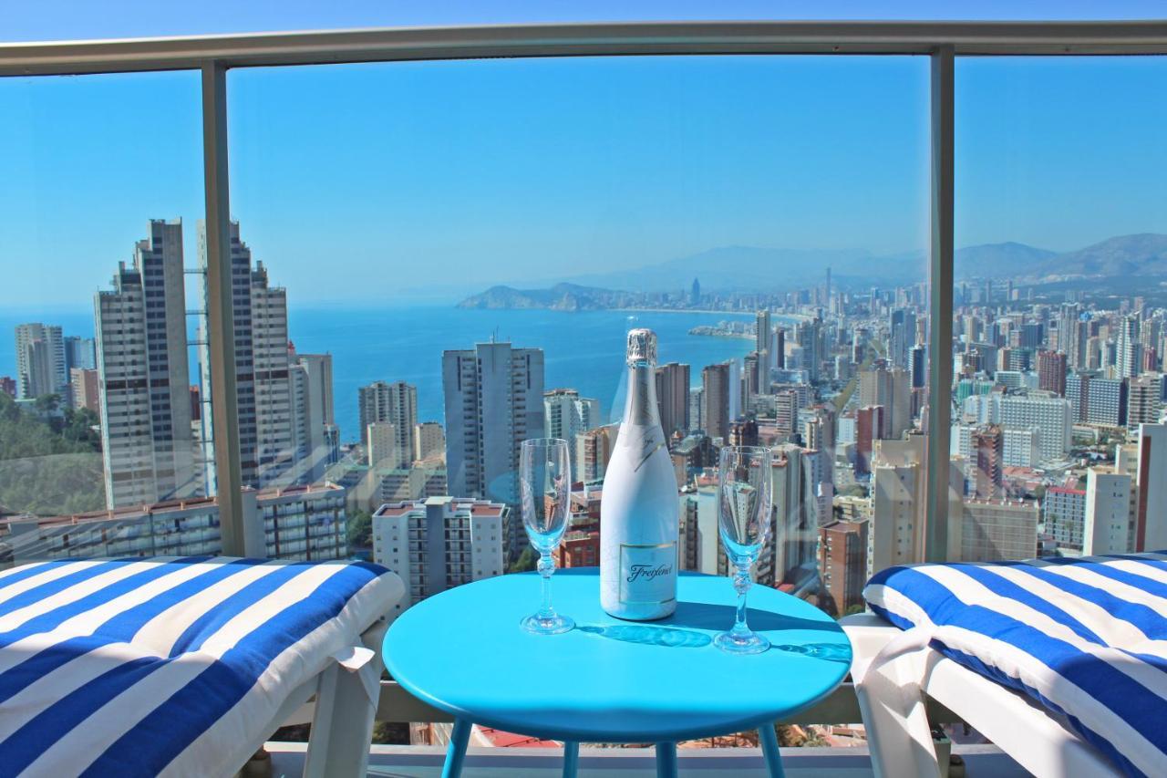 Skyline 20 Apartamento De Lujo Con Terraza Privada Y Vistas Al Mar Benidorm Exteriör bild