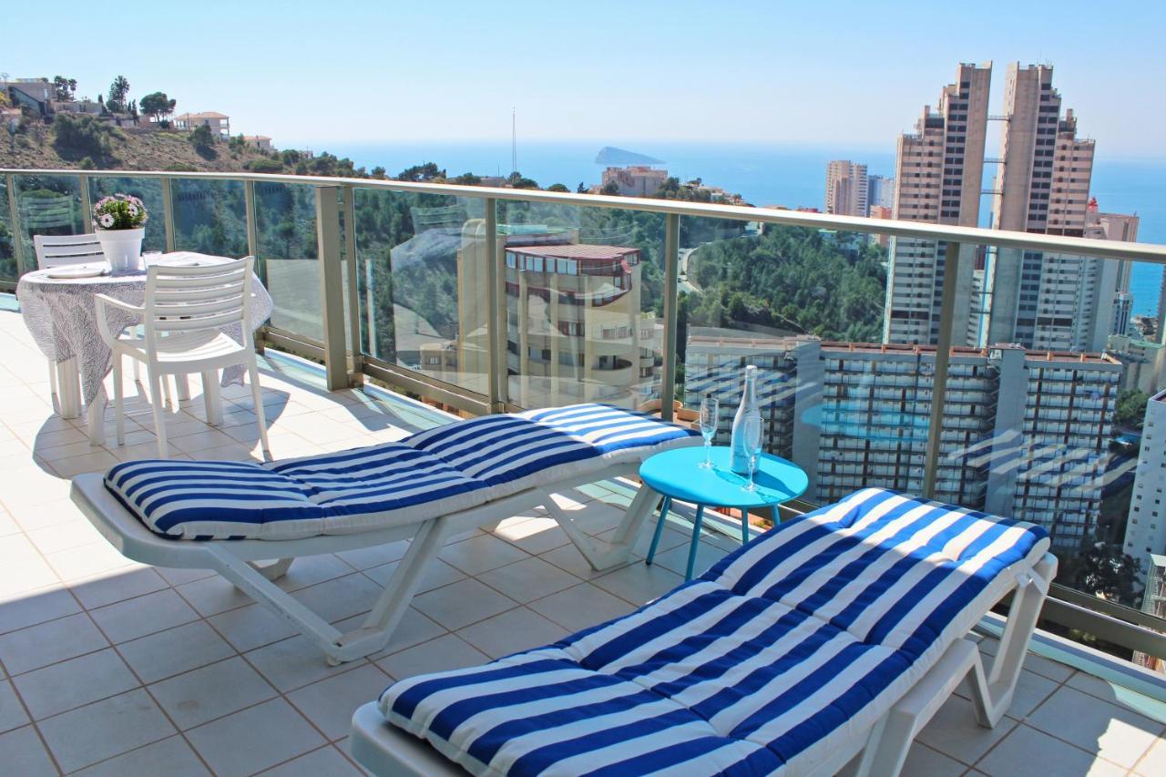 Skyline 20 Apartamento De Lujo Con Terraza Privada Y Vistas Al Mar Benidorm Exteriör bild