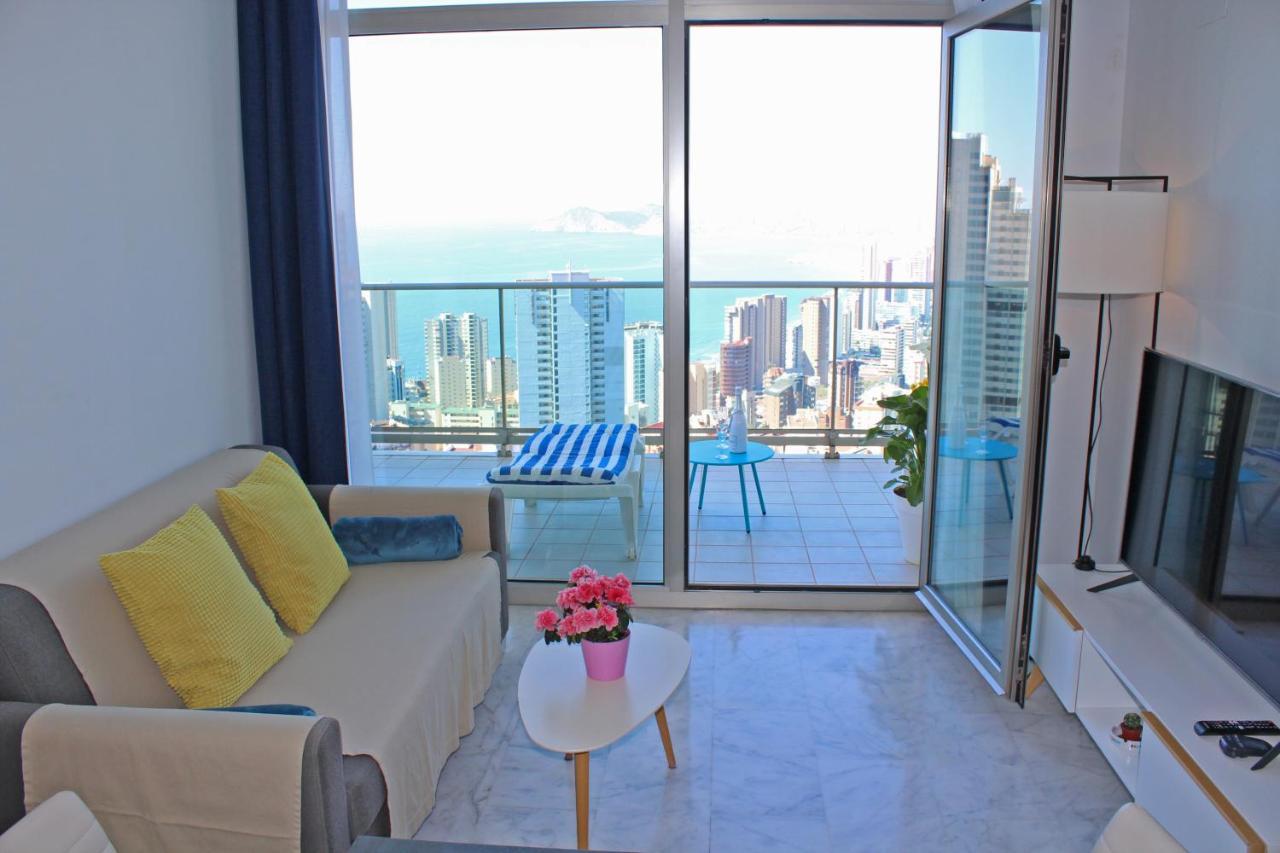 Skyline 20 Apartamento De Lujo Con Terraza Privada Y Vistas Al Mar Benidorm Exteriör bild