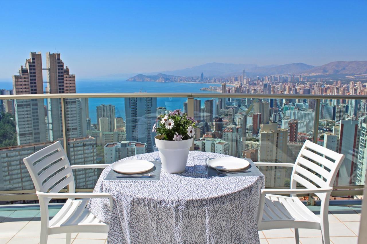 Skyline 20 Apartamento De Lujo Con Terraza Privada Y Vistas Al Mar Benidorm Exteriör bild