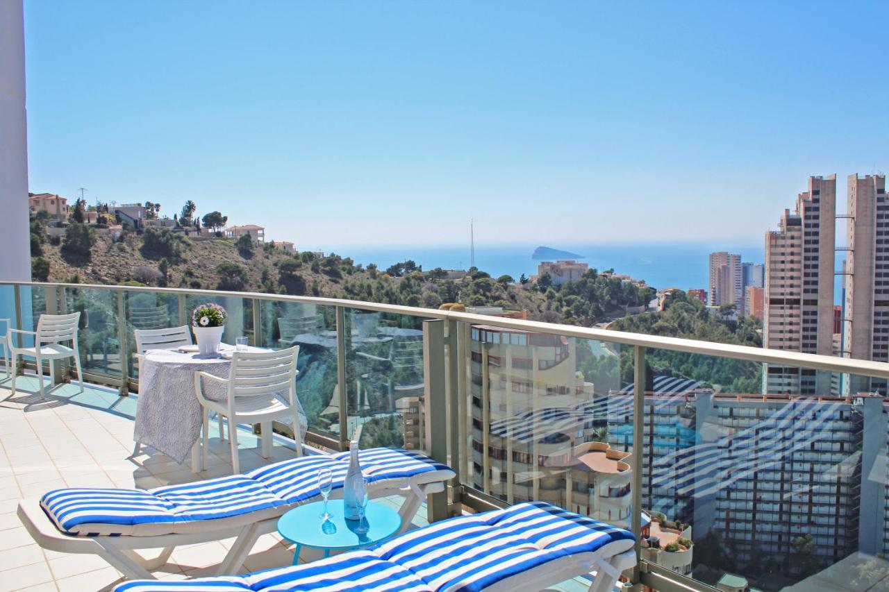 Skyline 20 Apartamento De Lujo Con Terraza Privada Y Vistas Al Mar Benidorm Exteriör bild