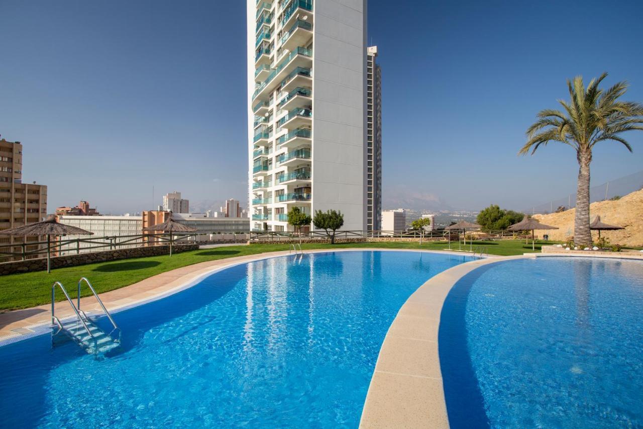 Skyline 20 Apartamento De Lujo Con Terraza Privada Y Vistas Al Mar Benidorm Exteriör bild