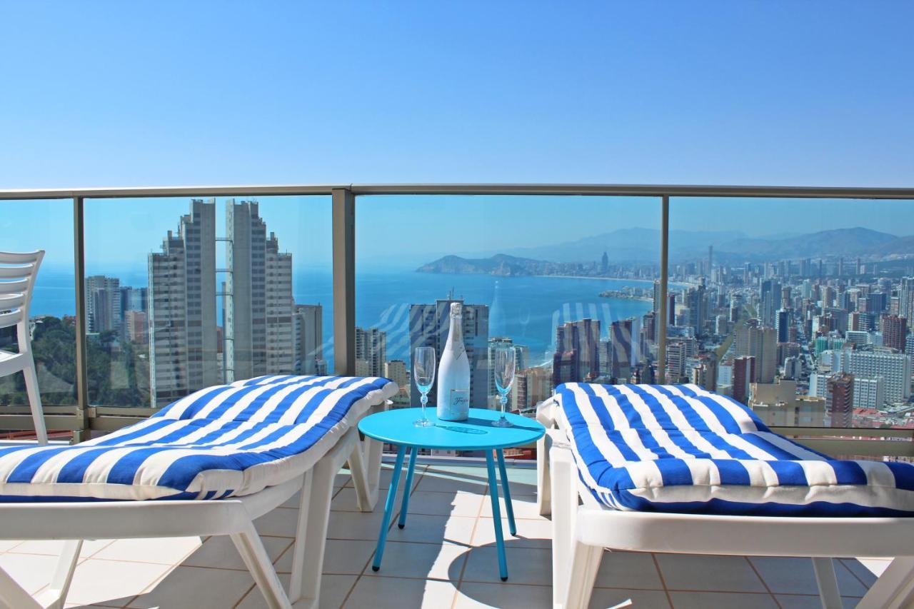 Skyline 20 Apartamento De Lujo Con Terraza Privada Y Vistas Al Mar Benidorm Exteriör bild